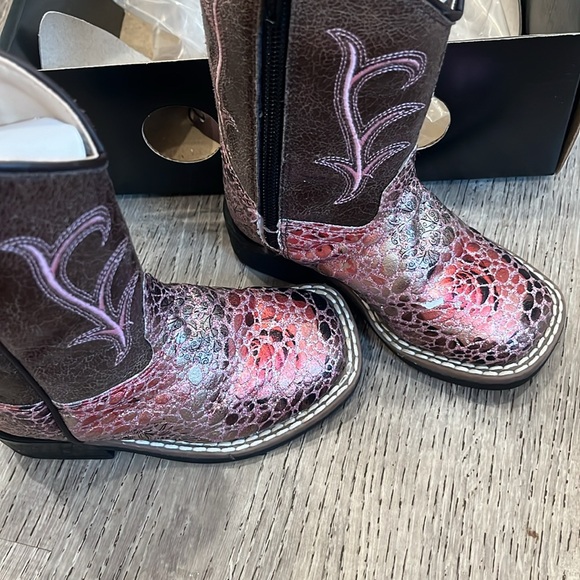 Old West Toddler Cowgirl Boots - Picture 7 of 11